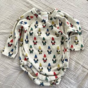 Hanna Andersson Multicolor Gnome Baby Onesie